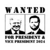 wanted-for-president-and-vice-president-2024-svg