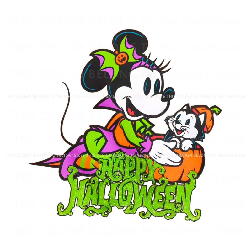 minnie-mouse-and-figaro-happy-halloween-png