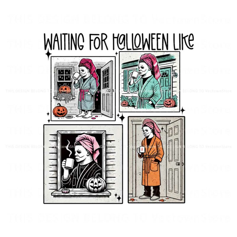 retro-waiting-for-halloween-like-michael-myers-png