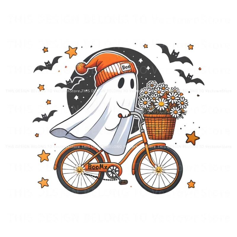 cute-halloween-floral-ghost-cycling-png