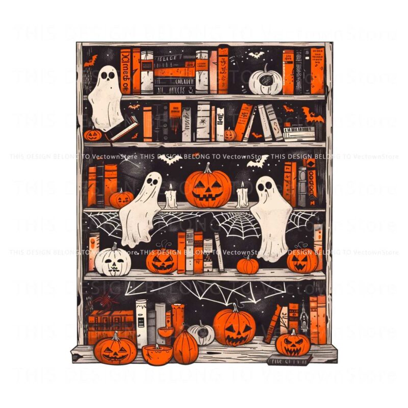 halloween-library-bookish-ghost-png