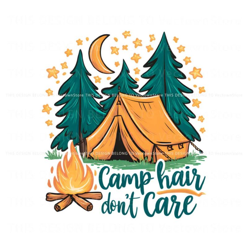 camp-hair-dont-care-forest-vibe-png