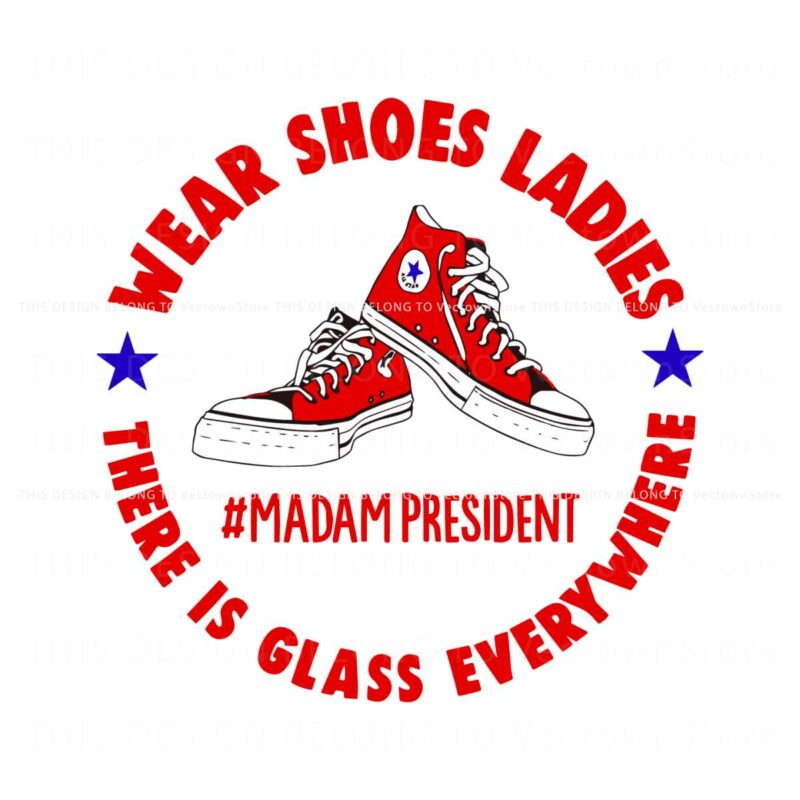 wear-shoes-ladies-madam-president-svg