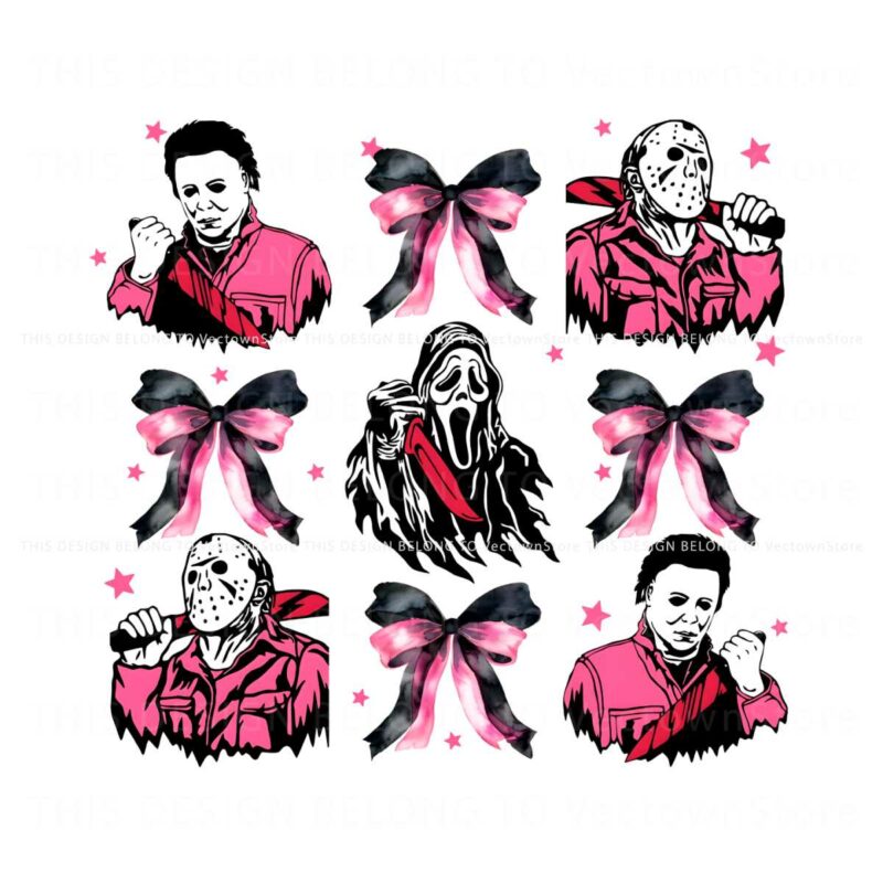 horror-coquette-pink-bows-killers-png