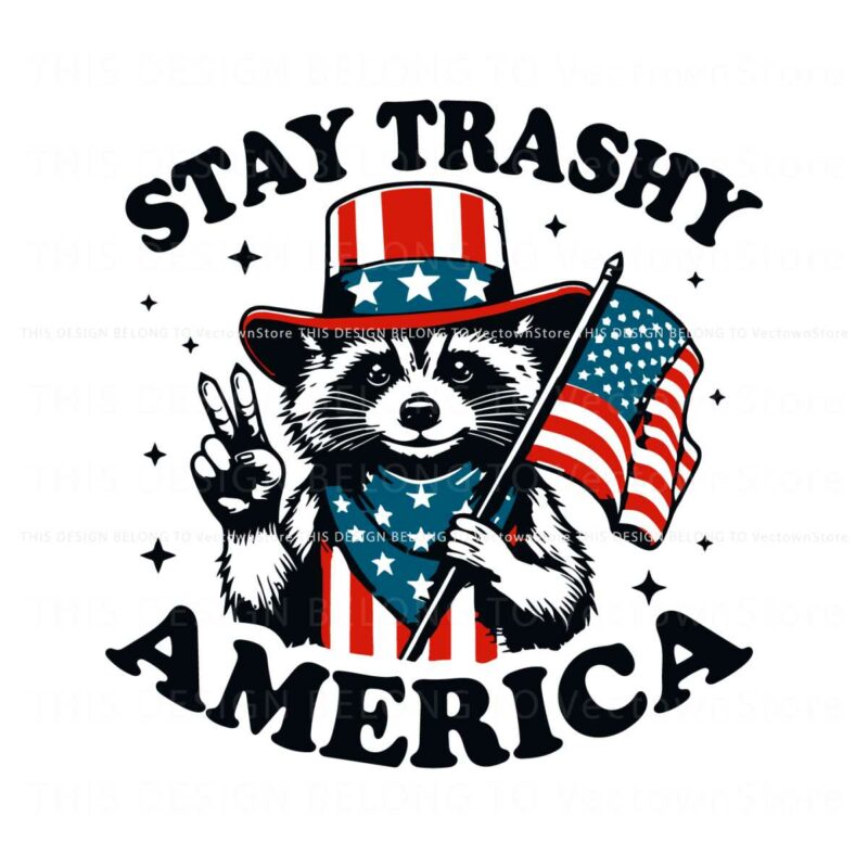 raccoon-stay-trashy-america-independence-day-svg