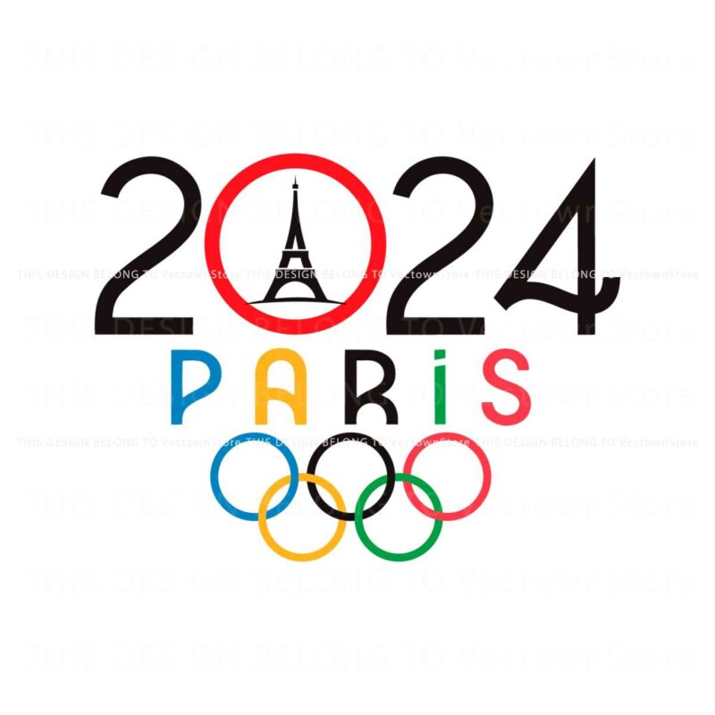 retro-2024-paris-olympic-games-svg