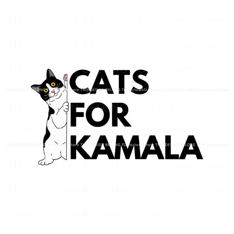 cats-for-kamala-progressive-2024-election-svg