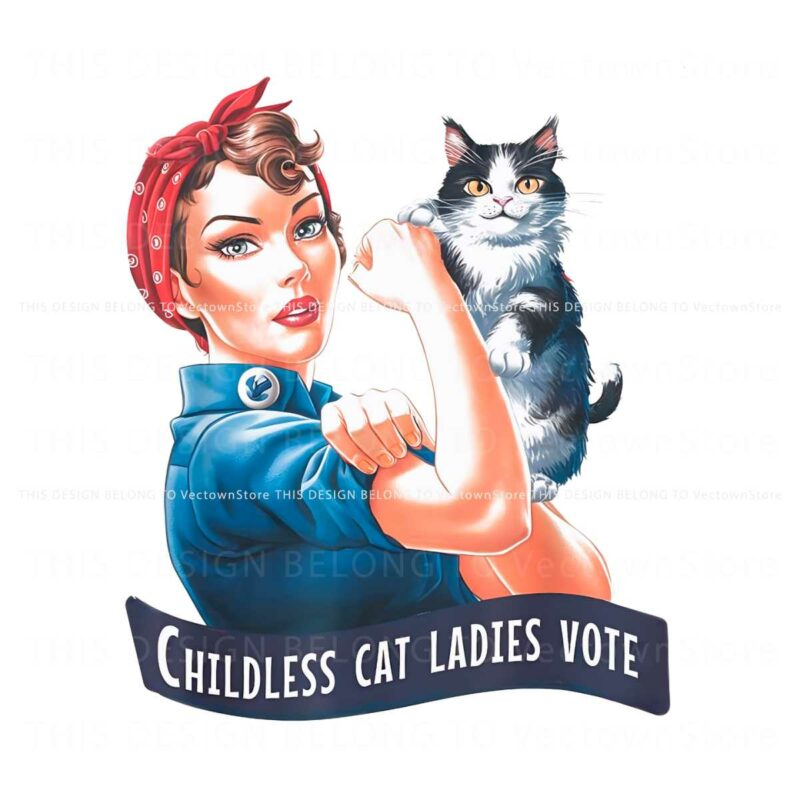 childless-cat-ladies-vote-feminist-png