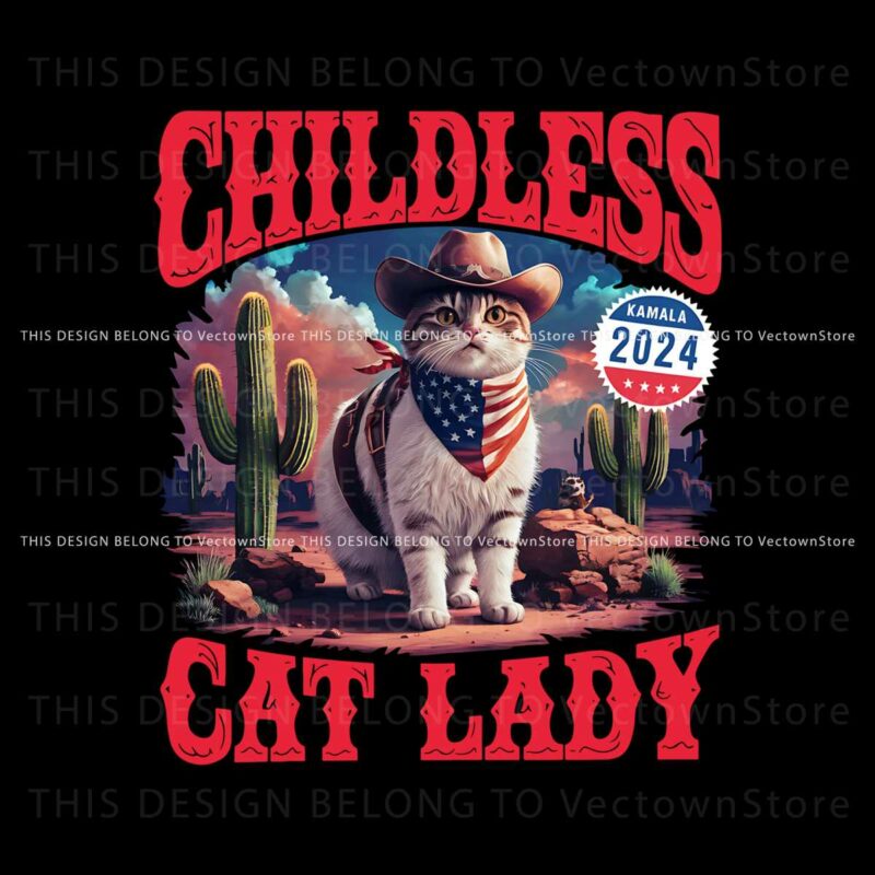 childless-cat-lady-patriotic-cat-kamala-png