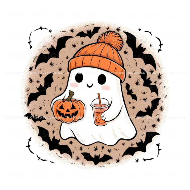 groovy-ghost-coffee-addict-spooky-season-png