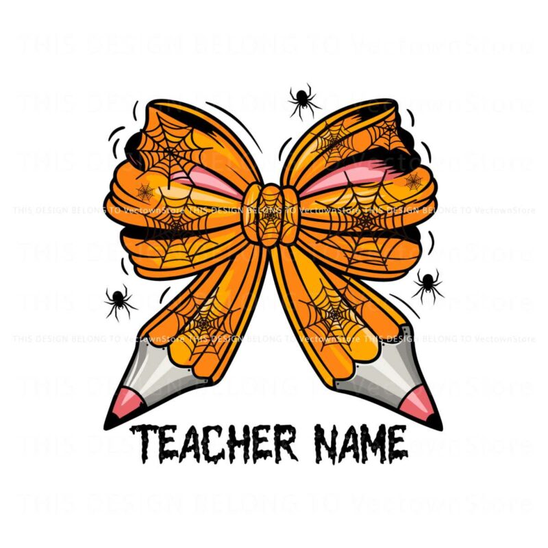 personalized-teacher-coquette-halloween-bow-svg