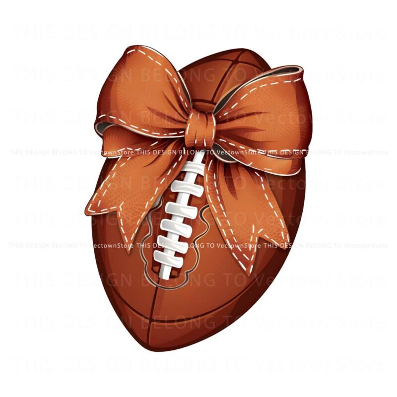 coquette-football-with-bow-png