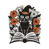 floral-black-cat-witchy-cat-bookish-svg