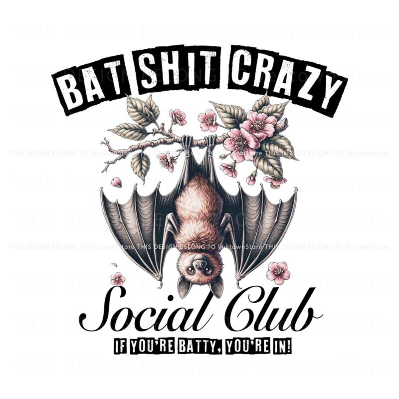 halloween-bat-shit-crazy-social-club-png