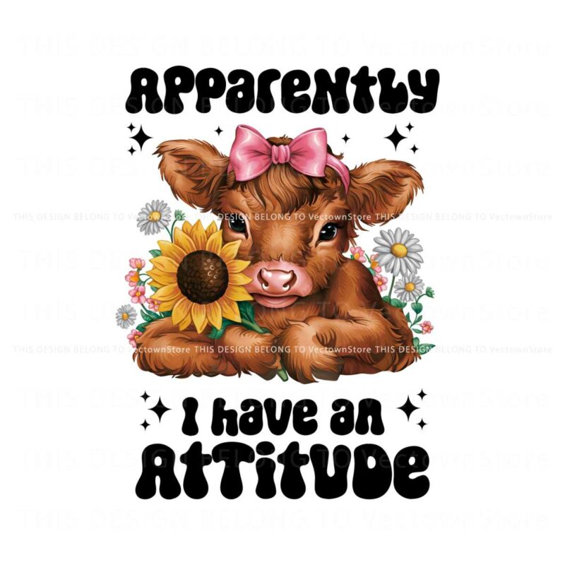 apparently-i-have-an-attitude-sarcastic-snarky-western-cow-png