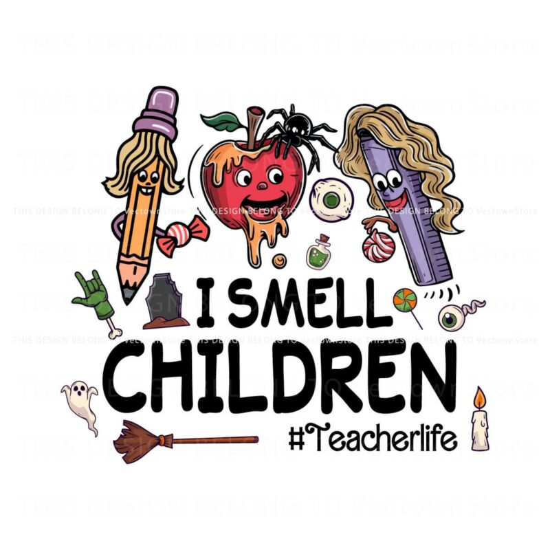 i-smell-children-halloween-teacher-png