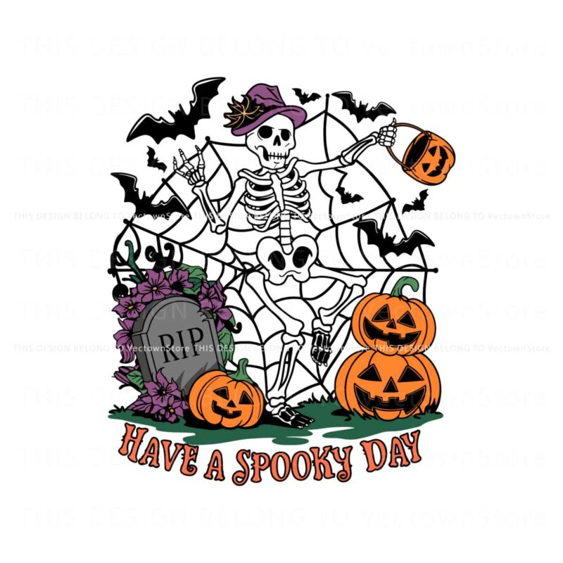 have-a-spooky-day-dancing-skeleton-svg