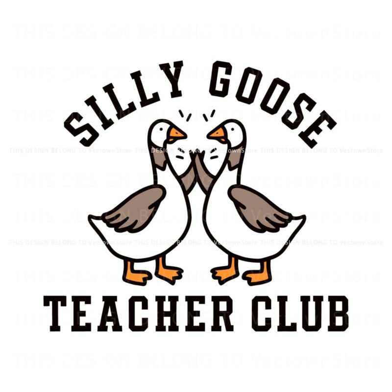 funny-silly-goose-teacher-club-svg