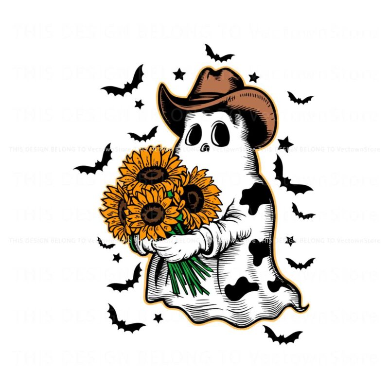 cute-cowprint-ghost-funny-snarky-boojee-western-halloween-svg