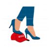 heels-stepping-on-red-maga-hat-svg