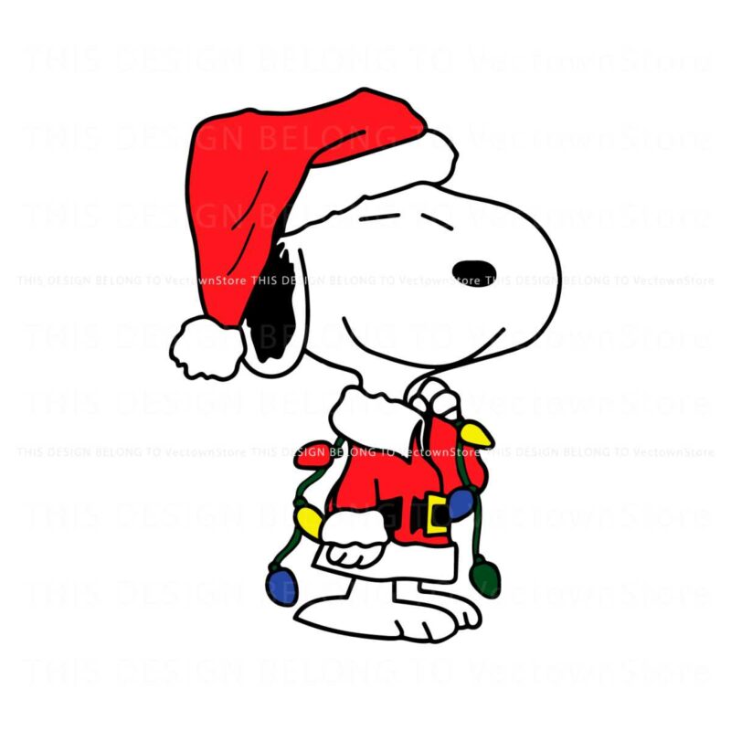 free-peanuts-christmas-snoopy-svg