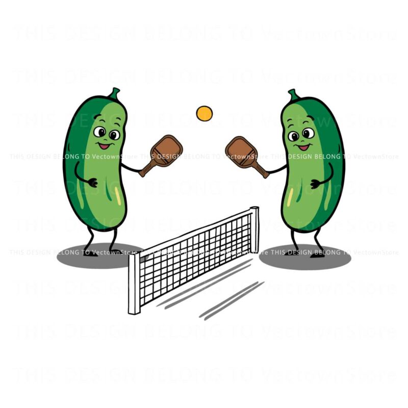 funny-pickles-playing-pickleball-svg