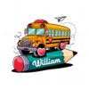 custom-school-bus-with-name-pencil-svg