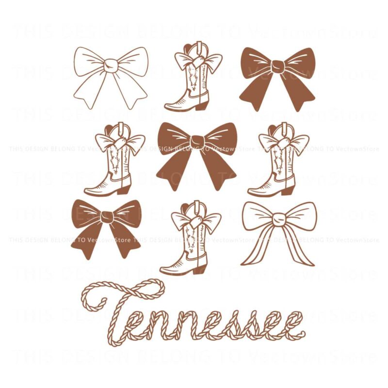 coquette-aesthetic-tennessee-boots-and-bows-svg