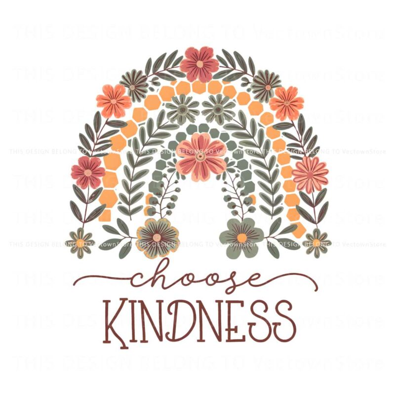 choose-kindness-be-kind-flowers-png