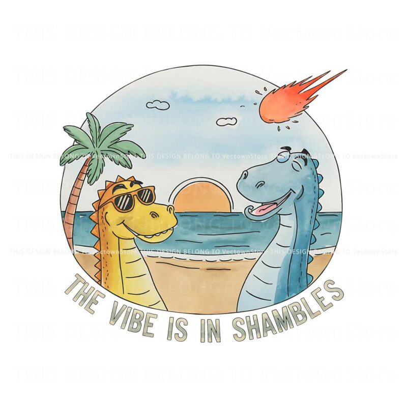 the-vibes-are-in-shambles-dinosaur-png