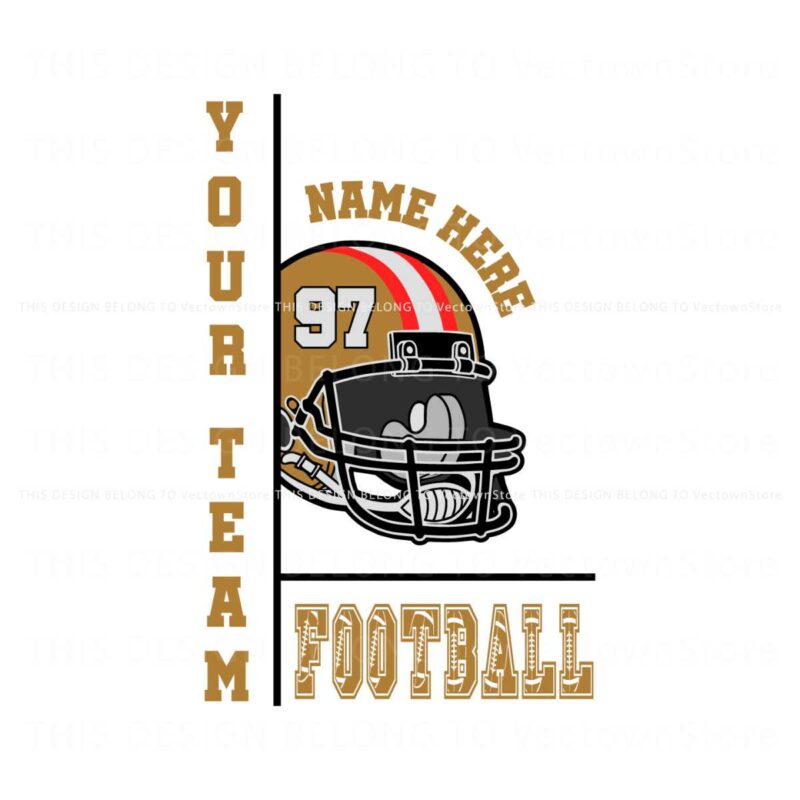 customized-football-helmet-football-team-name-svg