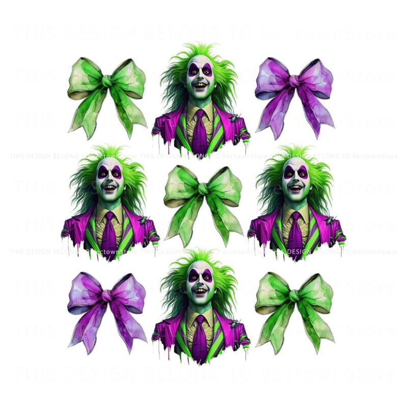 green-beetle-halloween-movie-coquette-bow-png