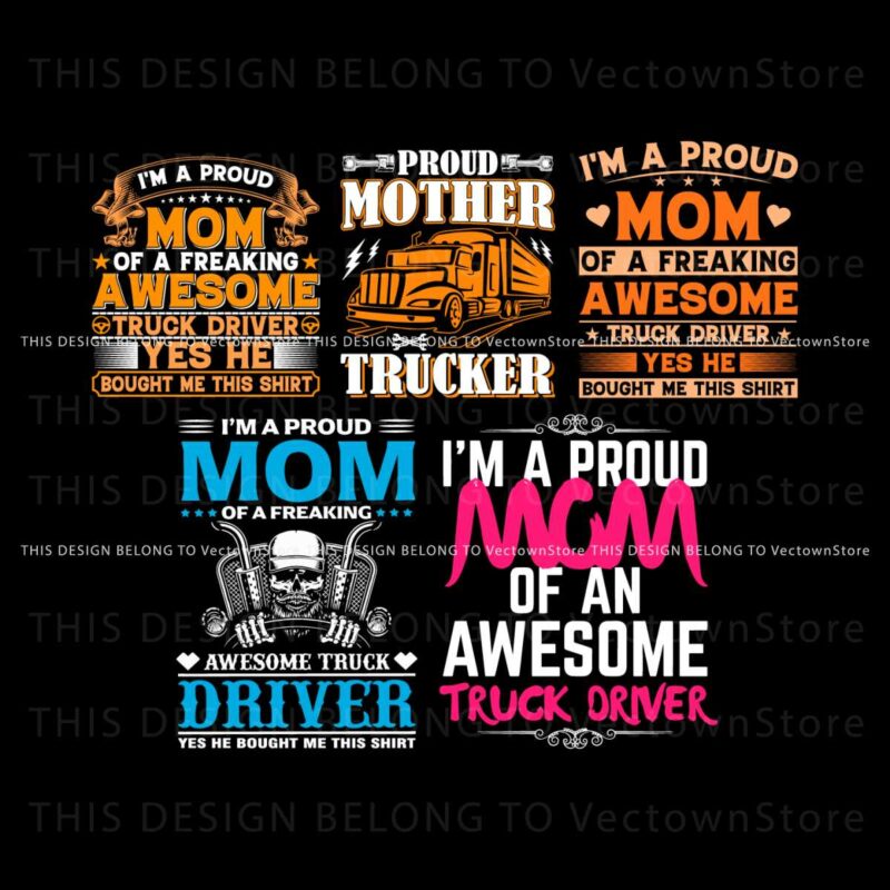 proud-mom-of-a-truck-driver-svg-bundle