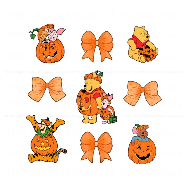 winnie-the-pooh-halloween-coquette-bow-pumpkin-png