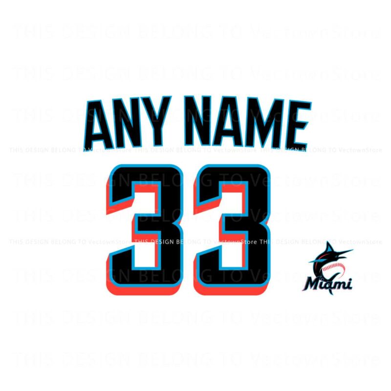 custom-miami-marlins-name-and-number-svg