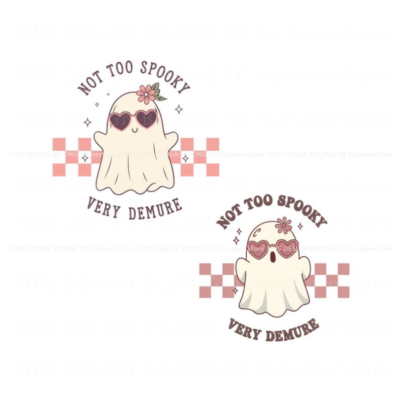 retro-groovy-very-demure-very-mindful-very-cutesy-ghost-svg