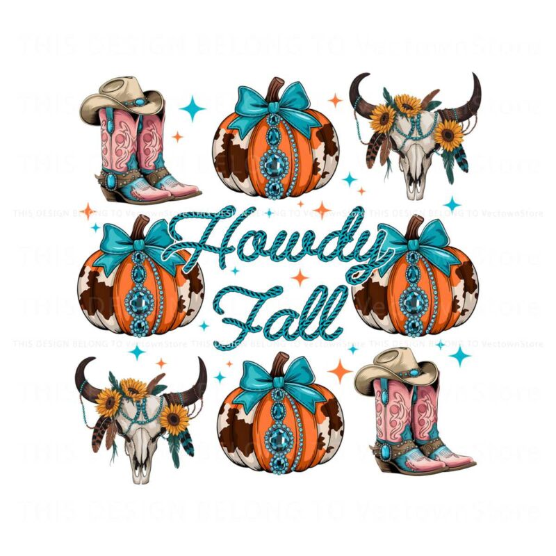 retro-western-howdy-fall-pumpkin-bull-skull-cowboy-boots-png