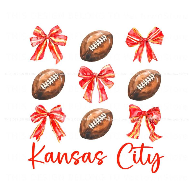 american-football-kansas-city-coquette-bow-png