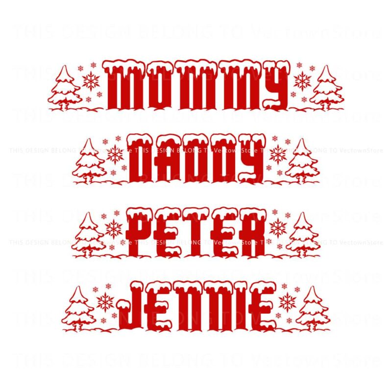 personalized-funny-christmas-family-members-svg-slihouette-design