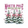 retro-christmas-tree-pink-coquette-bow-north-pole-png