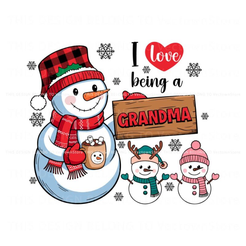 personalization-i-love-being-a-grandma-family-snowman-svg