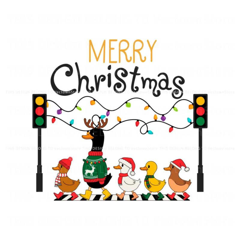 christmas-ducks-cross-the-road-christmas-light-svg