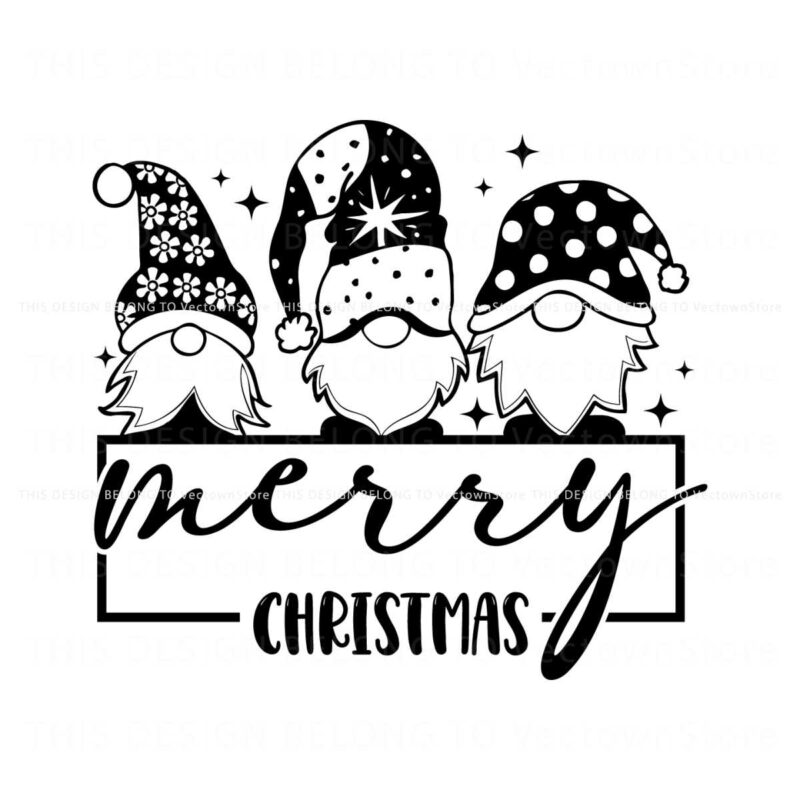 vintage-merry-christmas-gnomes-squad-svg-silhouette