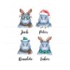 personalized-christmas-hippos-santa-hat-family-matching-kids-name-png