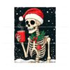 retro-christmas-coffee-lover-christmas-skull-coffee-png