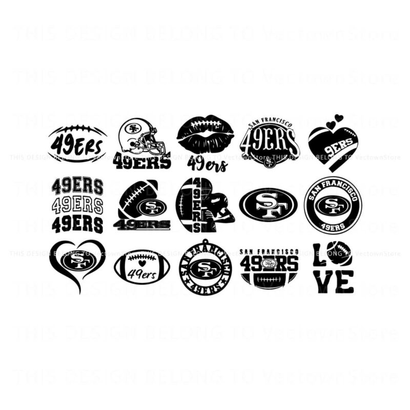 san-francisco-49ers-football-logo-svg-bundle