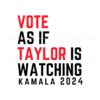 vote-as-if-taylor-is-watching-kamala-2024-svg