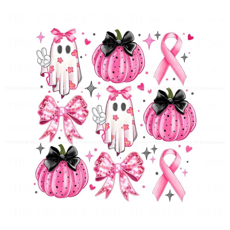 breast-cancer-ghost-coquette-bow-png