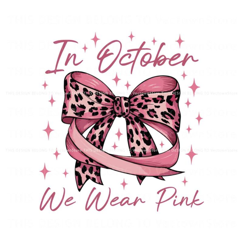 leopard-bow-in-october-we-wear-pink-png