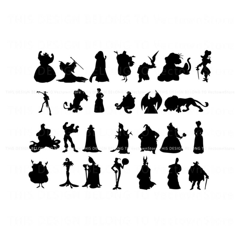 silhouette-disney-villain-svg-bundle